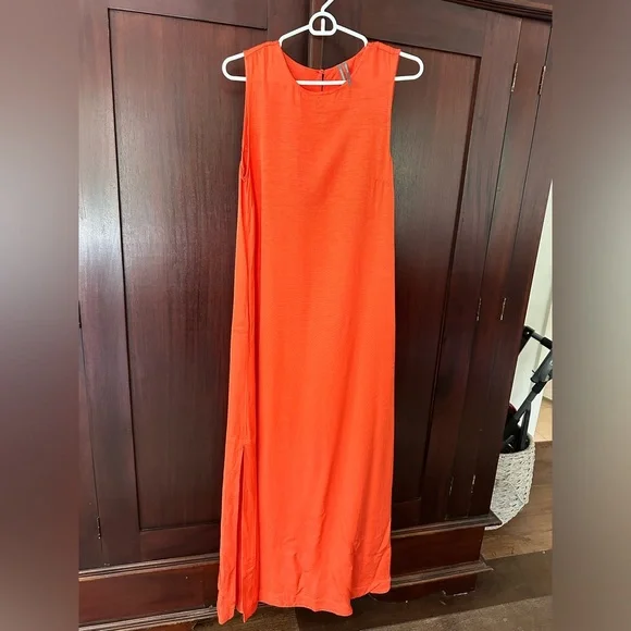 anthropologie orange maxi dress Orange Maxi & Long Dresses